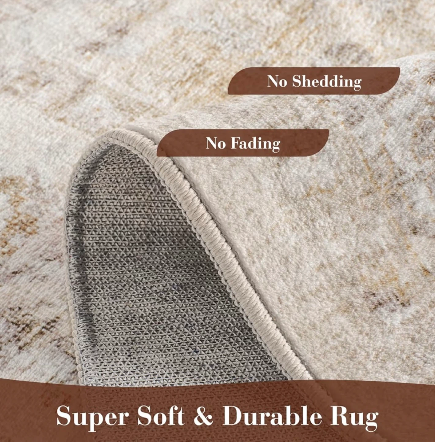10ft x 8ft Area Rug - Machine Washable - photo 4