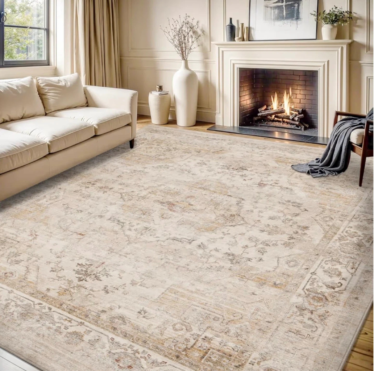 10ft x 8ft Area Rug - Machine Washable