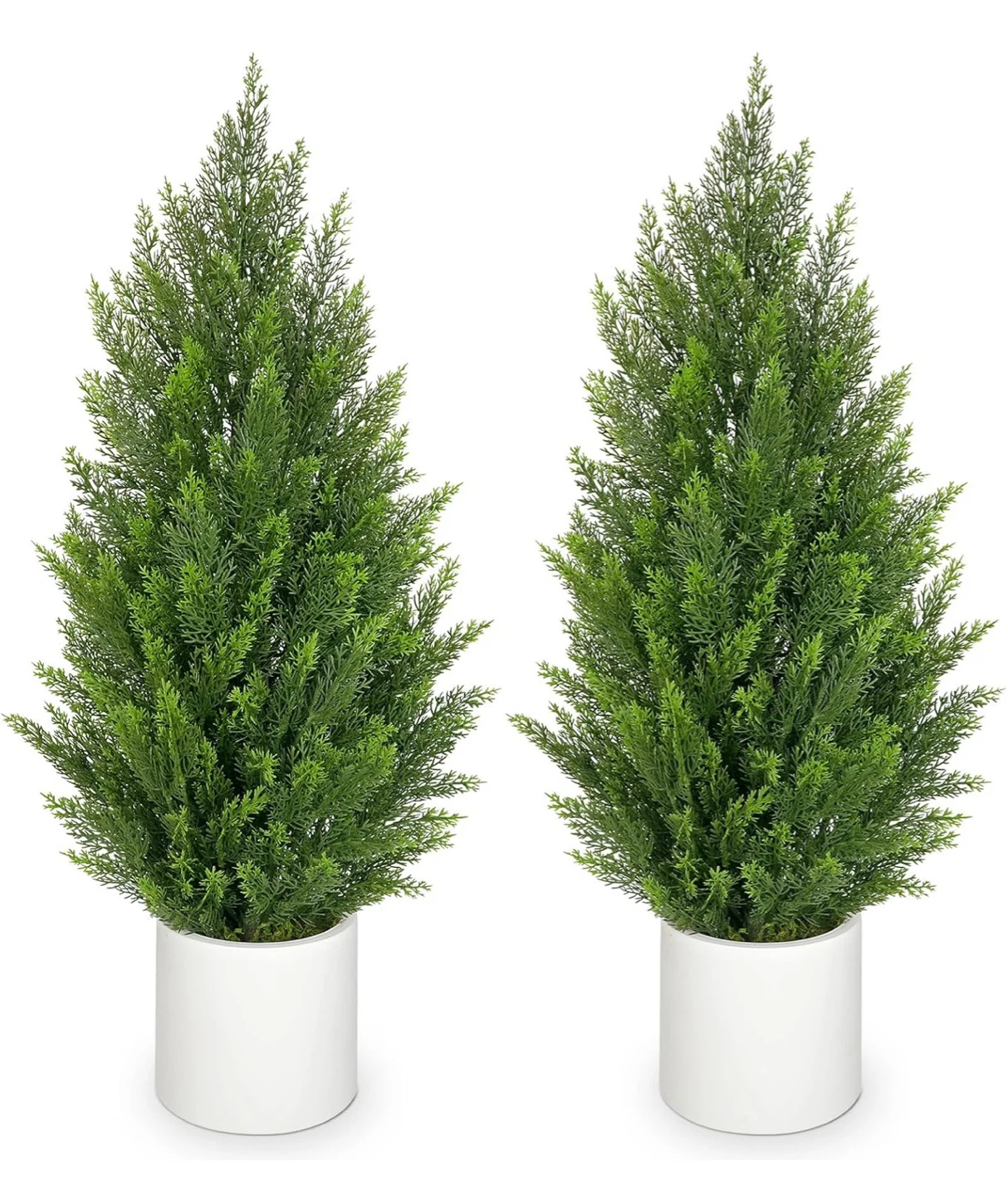 2 Pack Artificial Cypress Trees 3ft