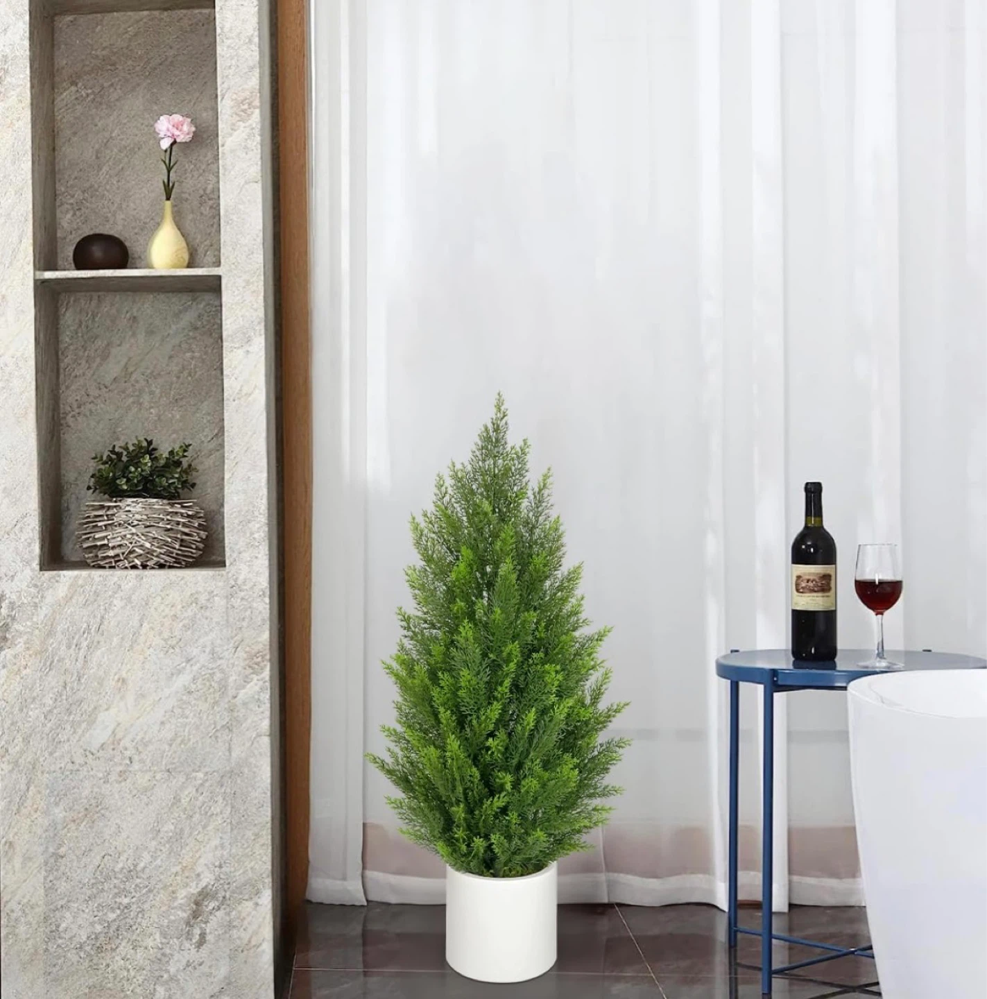 2 Pack Artificial Cypress Trees 3ft - photo 5