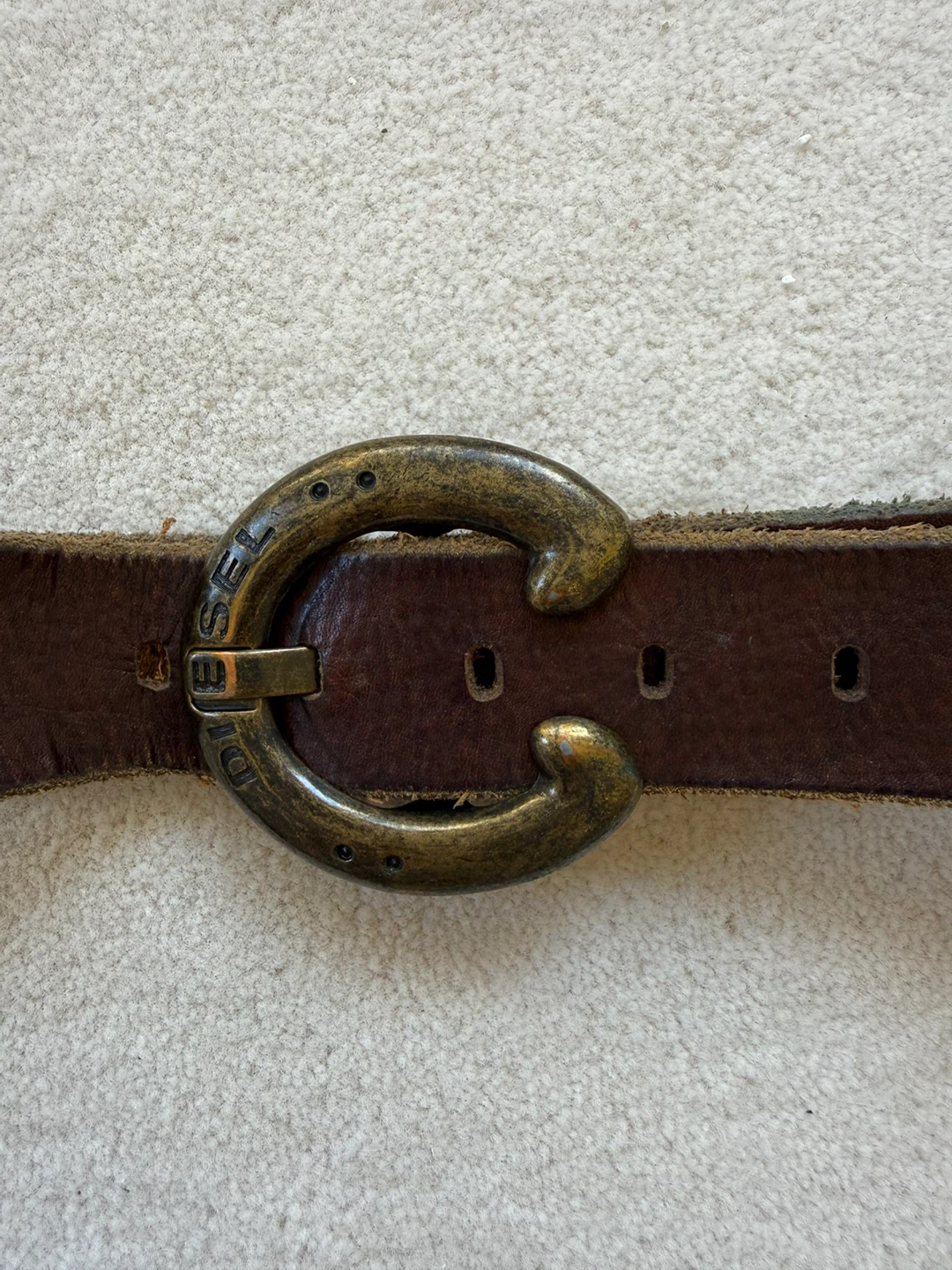 Diesel Horseshoe Belt - Size 90 - photo 2