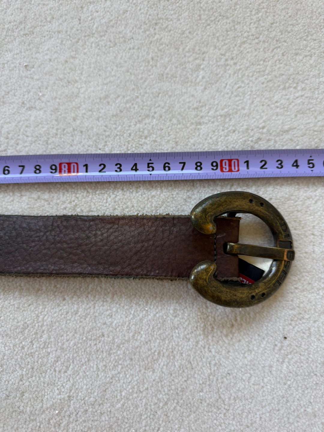 Diesel Horseshoe Belt - Size 90 - photo 5