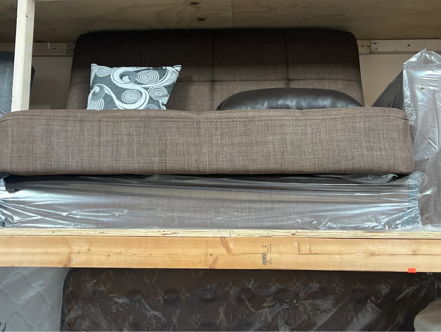 loveseat with Decorative Pillows
