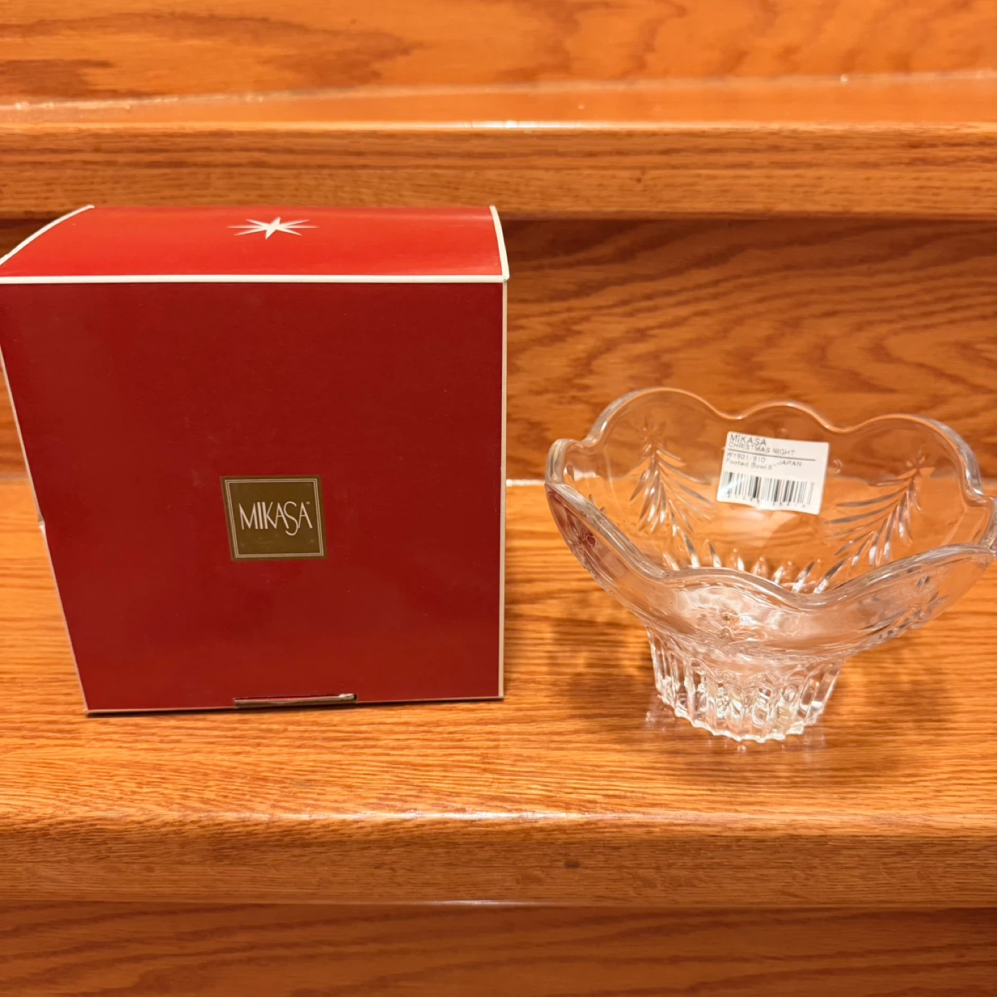 Mikasa Christmas Night Footed Bowl