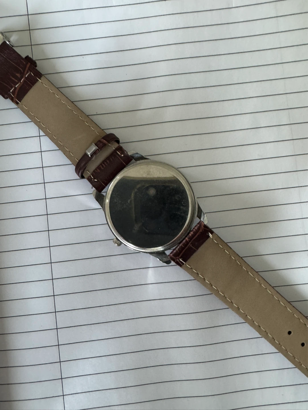 Geneva Men's Analog Watch with Brown Leather Strap - photo 4