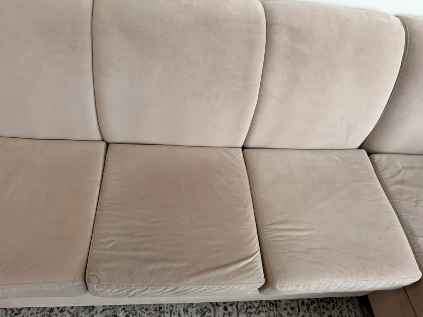 Beige Sectional Sofa - photo 3