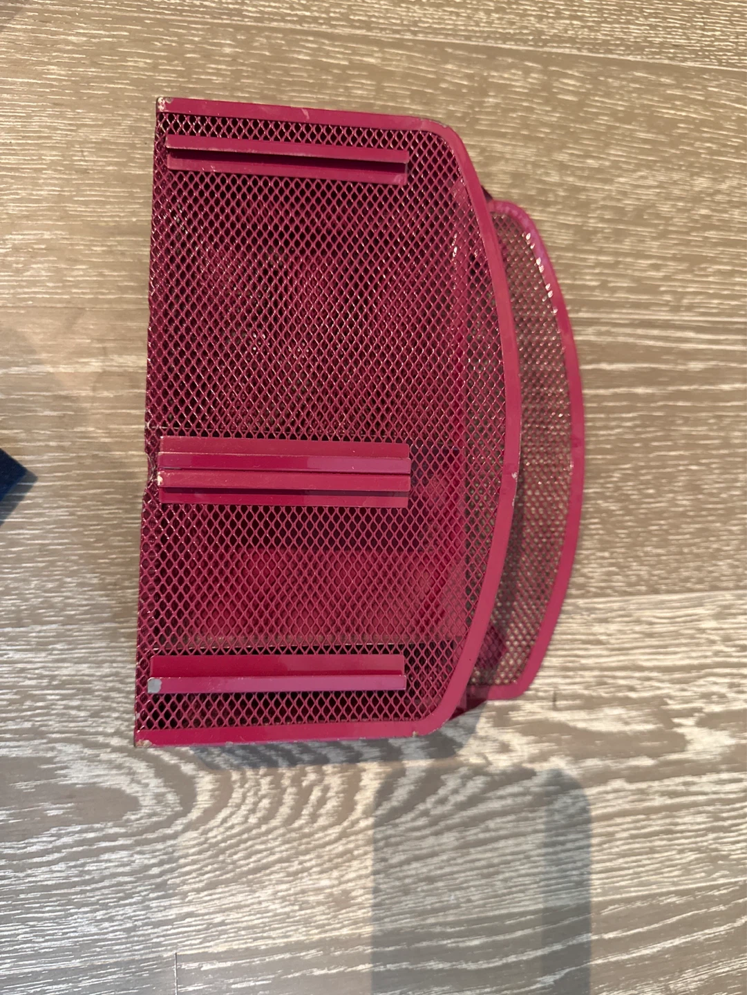 Mesh Desk Organizer - Pink/Magenta