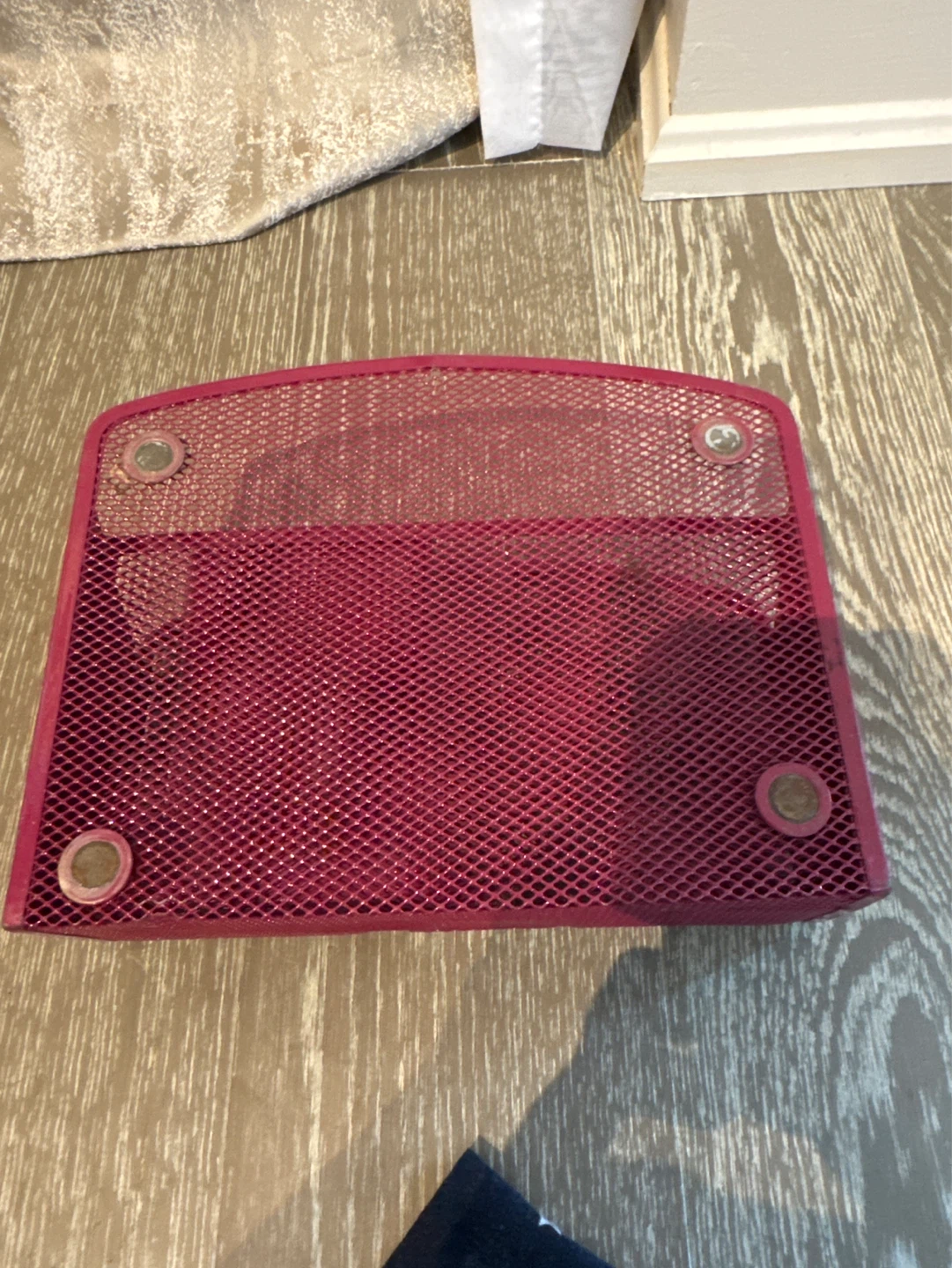 Mesh Desk Organizer - Pink/Magenta - photo 3