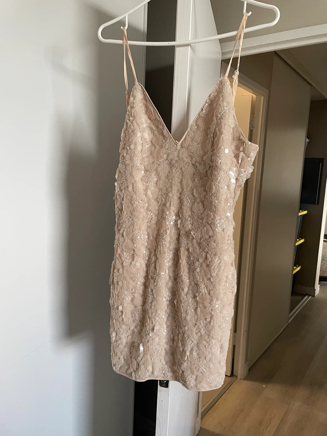 Sparkly sequin mini dress