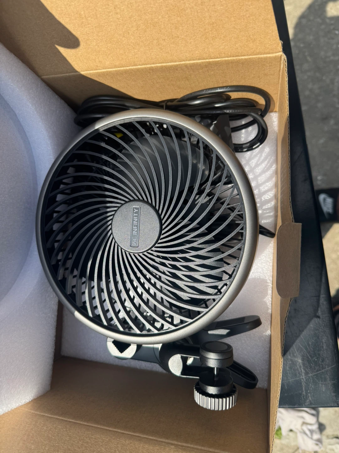 AC Infinity Clip-On Fan 6" - Auto Oscillation, 10 Speeds, IP44