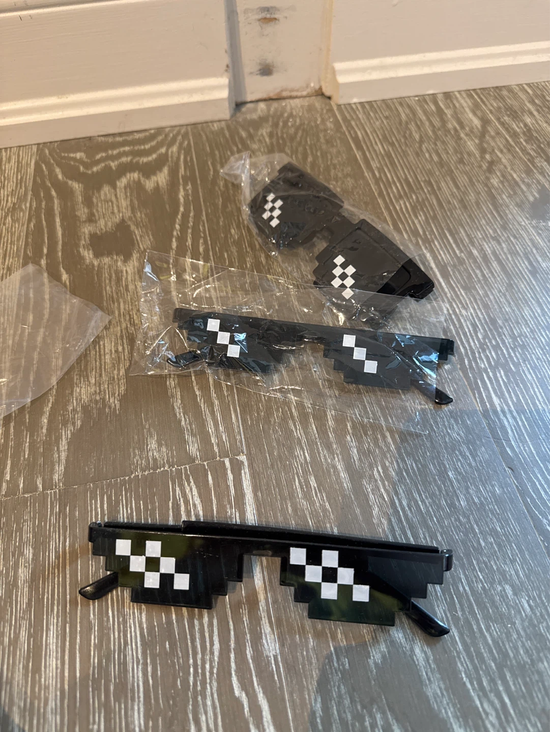 Pixelated Thug Life Sunglasses (3 Pairs)