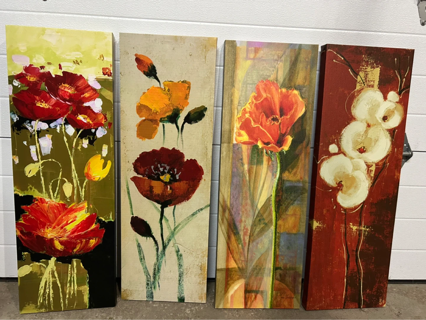 Set of 4 Floral Canvas Wall Art - photo 3