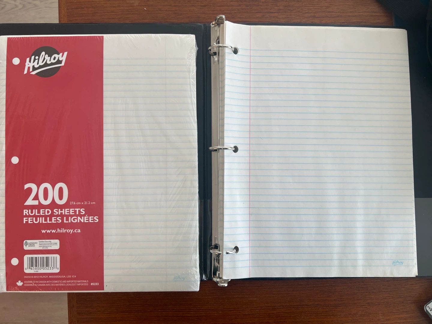 Hilroy 200 Ruled Binder Sheets and folder - photo 2