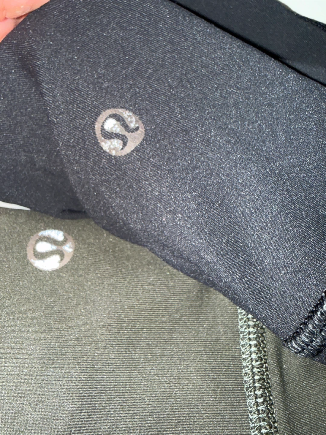 Lululemon Leggings - Black & Olive Green - photo 2