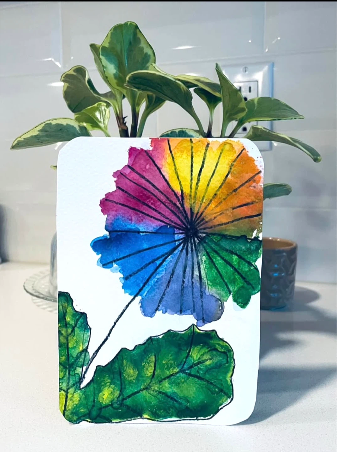 Watercolour Flower Paintings - photo 3