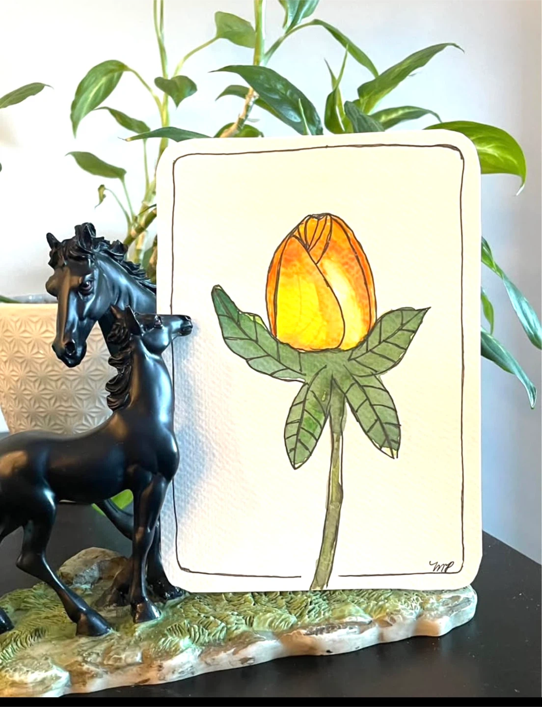 Watercolour Flower Paintings - photo 4