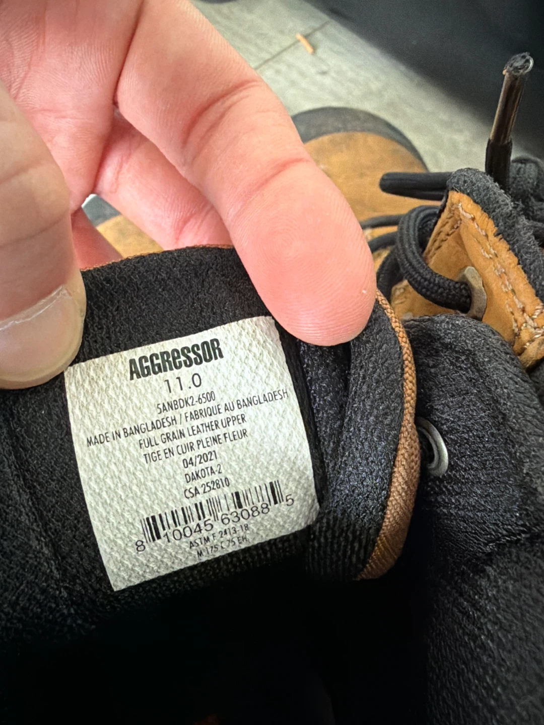 GTE Aggressor Work Boots Size 11 - photo 2