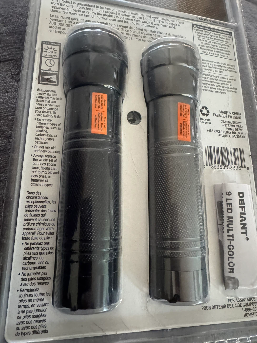 Defiant 9 LED Multi-Color Flashlights (2 Pack) - photo 4
