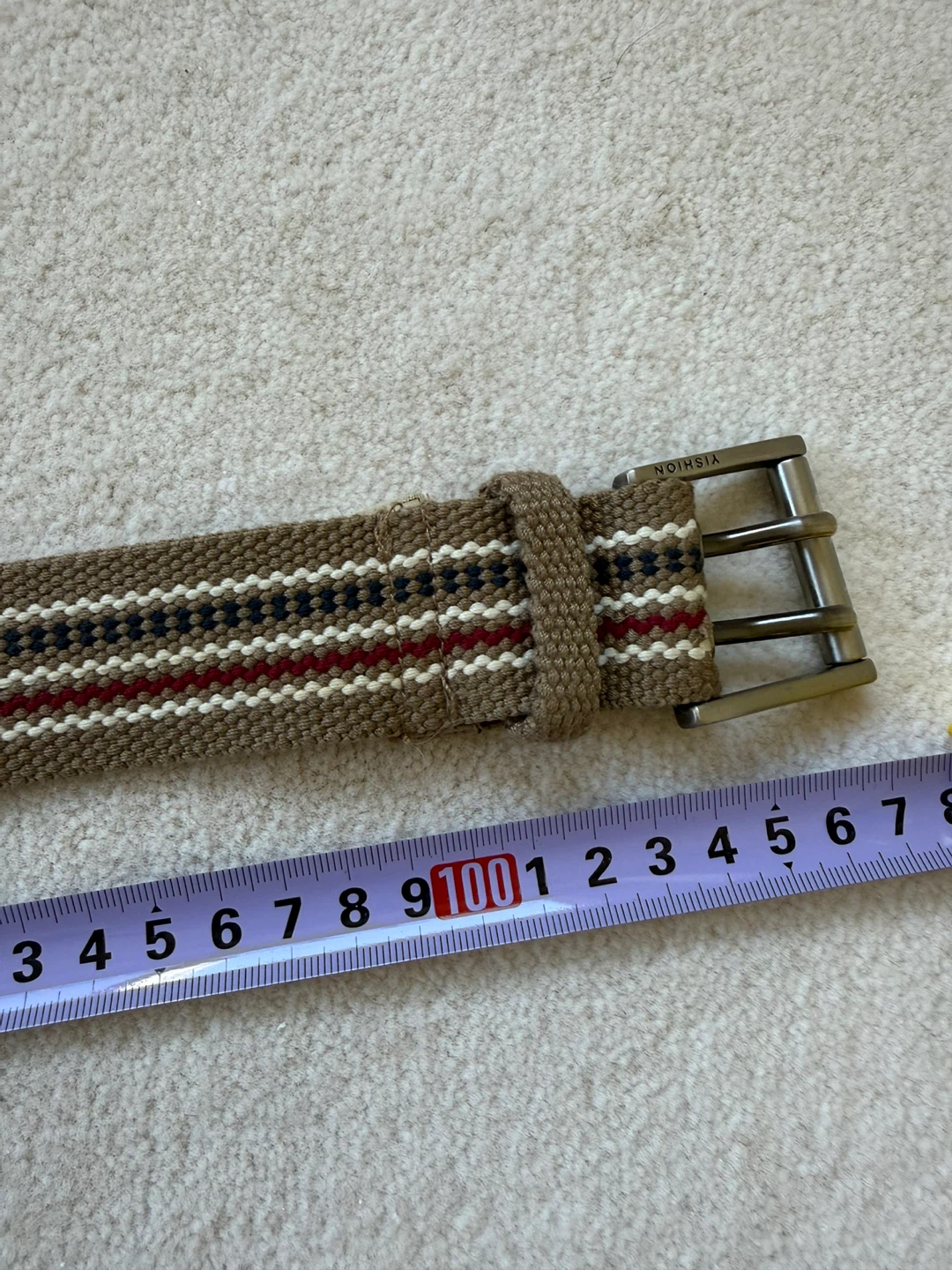 Striped Web Belt - photo 3