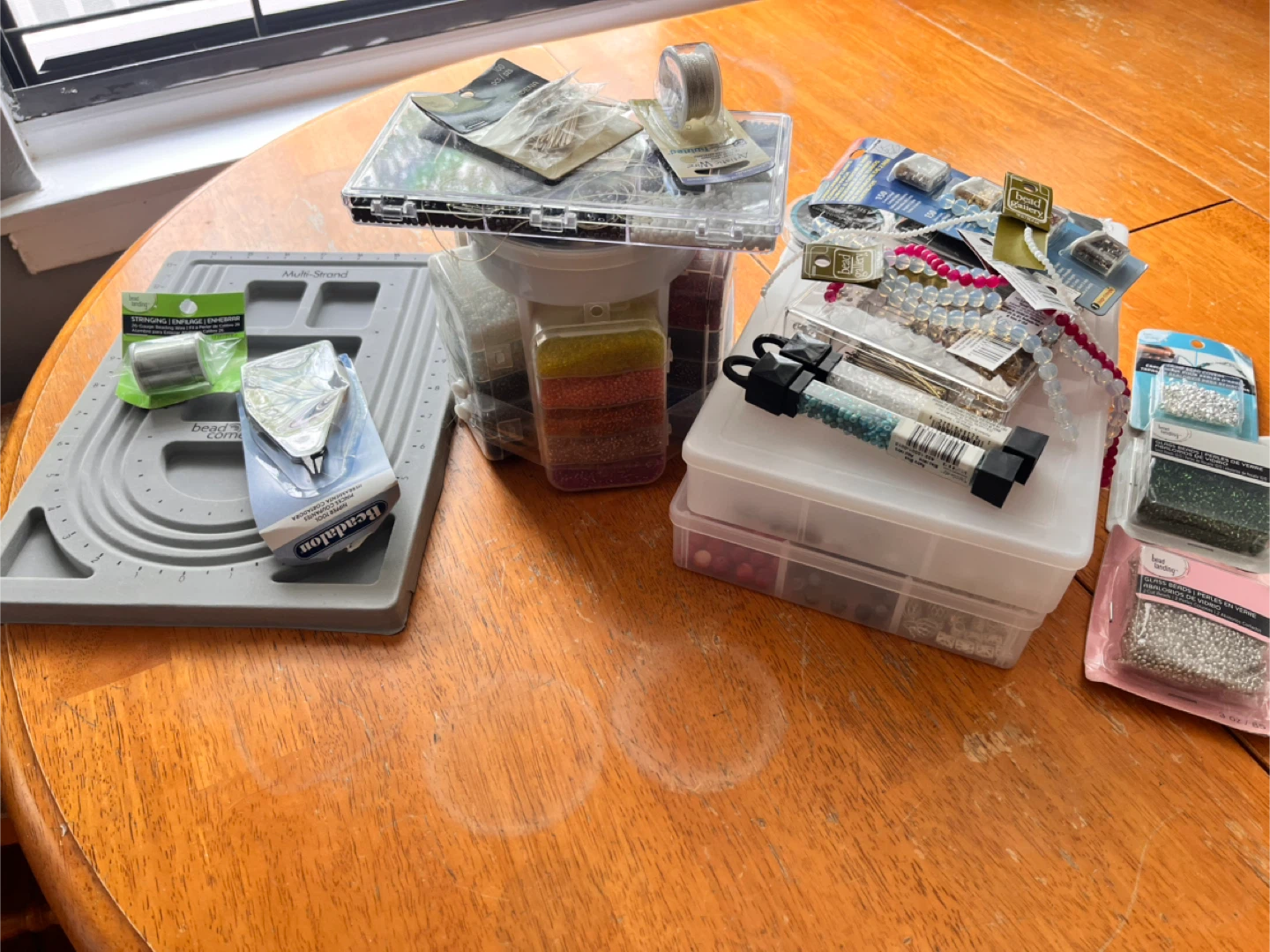 Assorted Craft Beads and Jewelry Making Supplies - photo 2