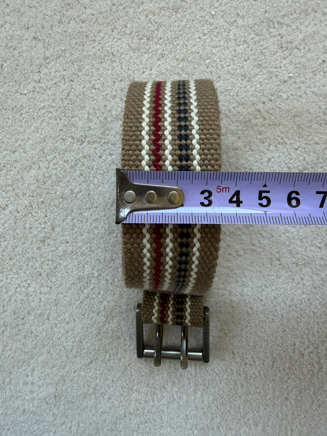 Striped Web Belt - photo 4