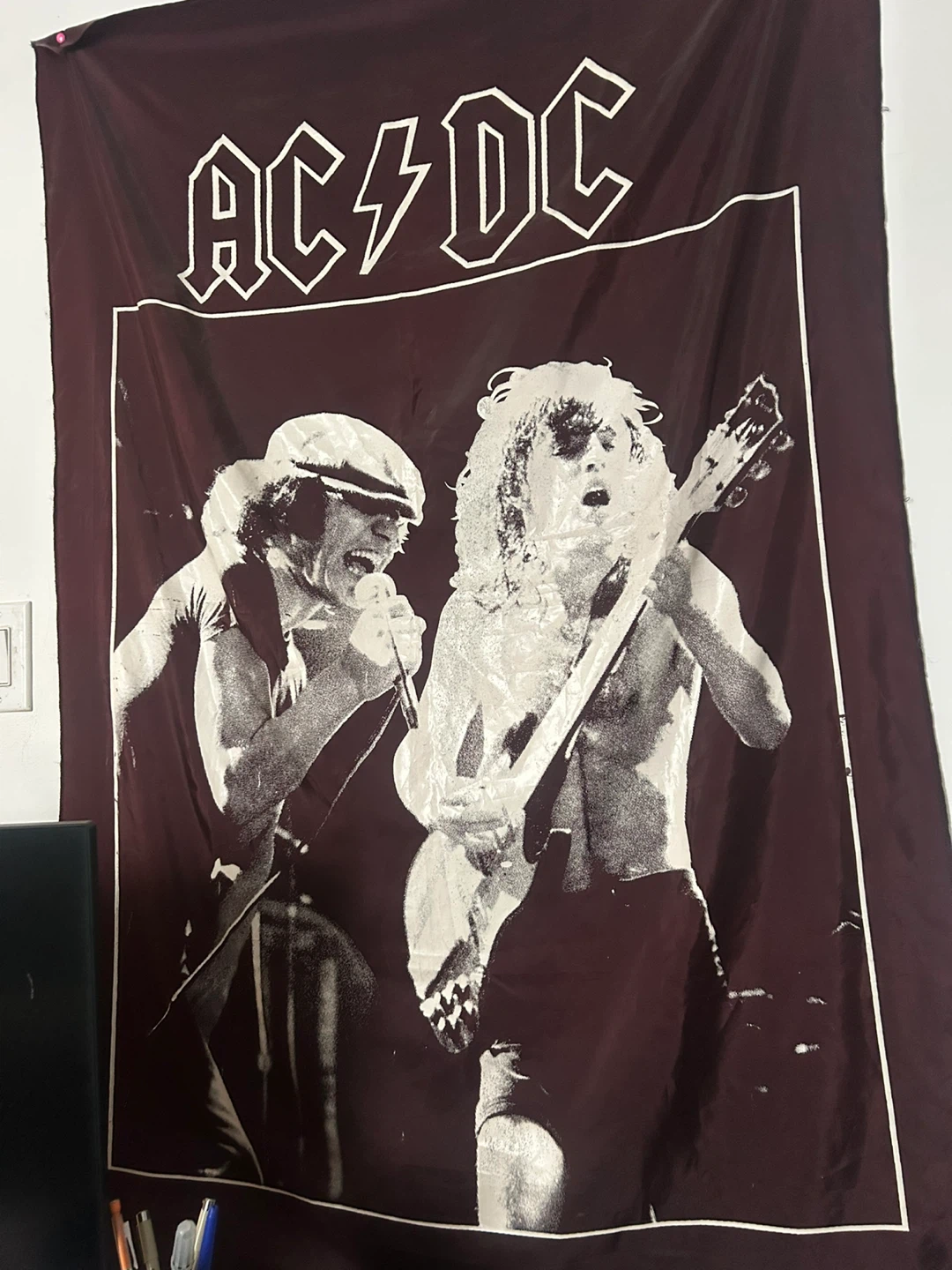 AC/DC vintage Band Tapestry Wall Banner