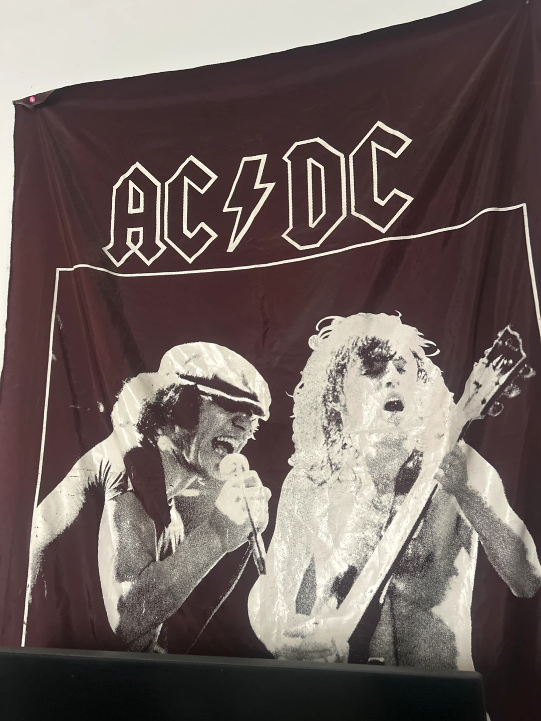AC/DC vintage Band Tapestry Wall Banner - photo 2
