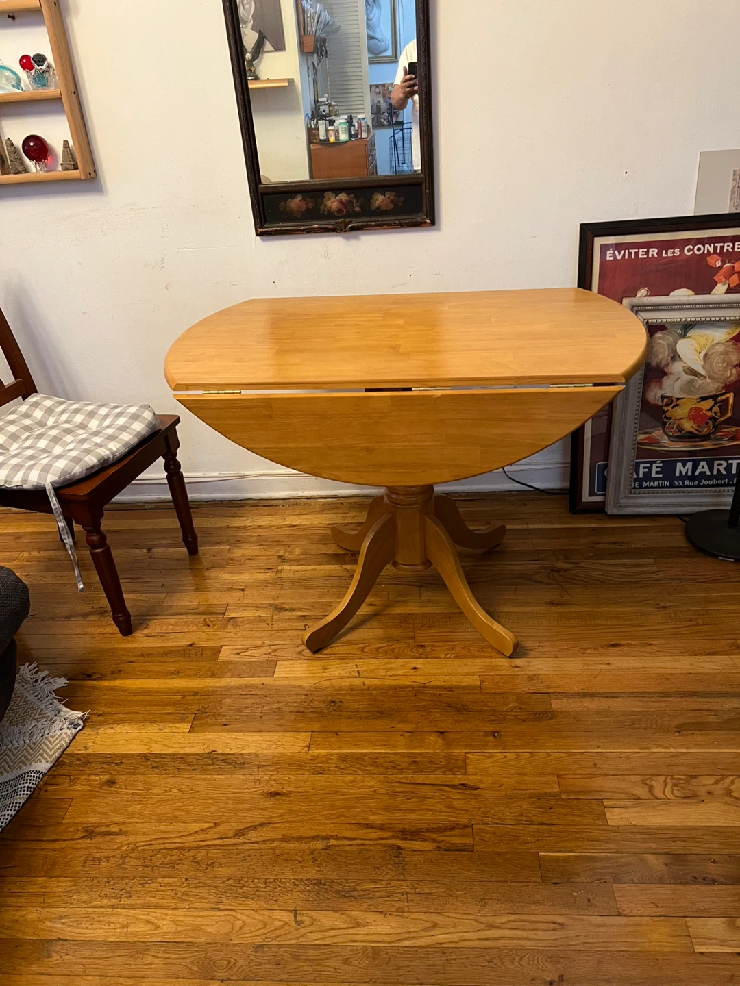 Wooden Drop Leaf Dining Table - photo 2