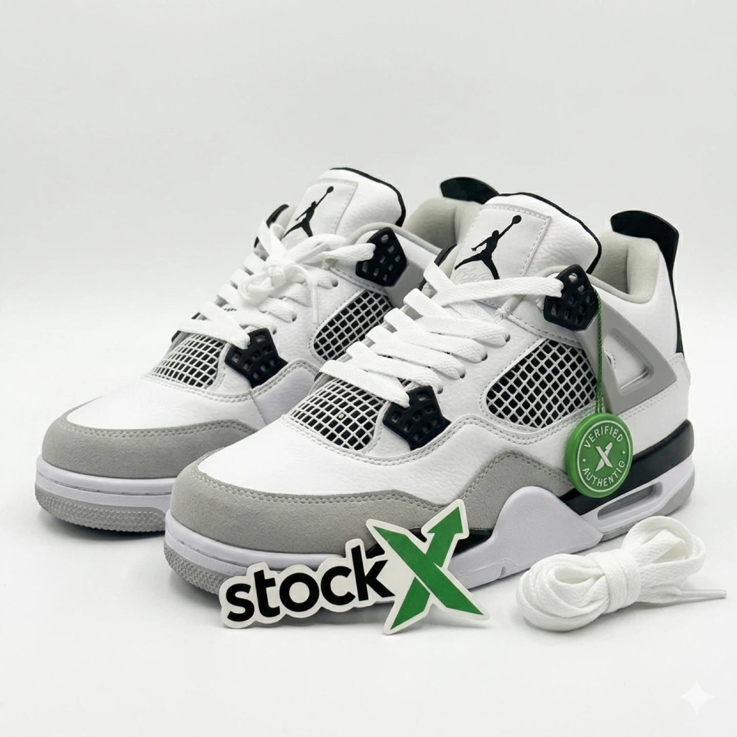 Air Jordan 4 Military Black - Size US 8/8.5 (UK 7.5) - photo 2