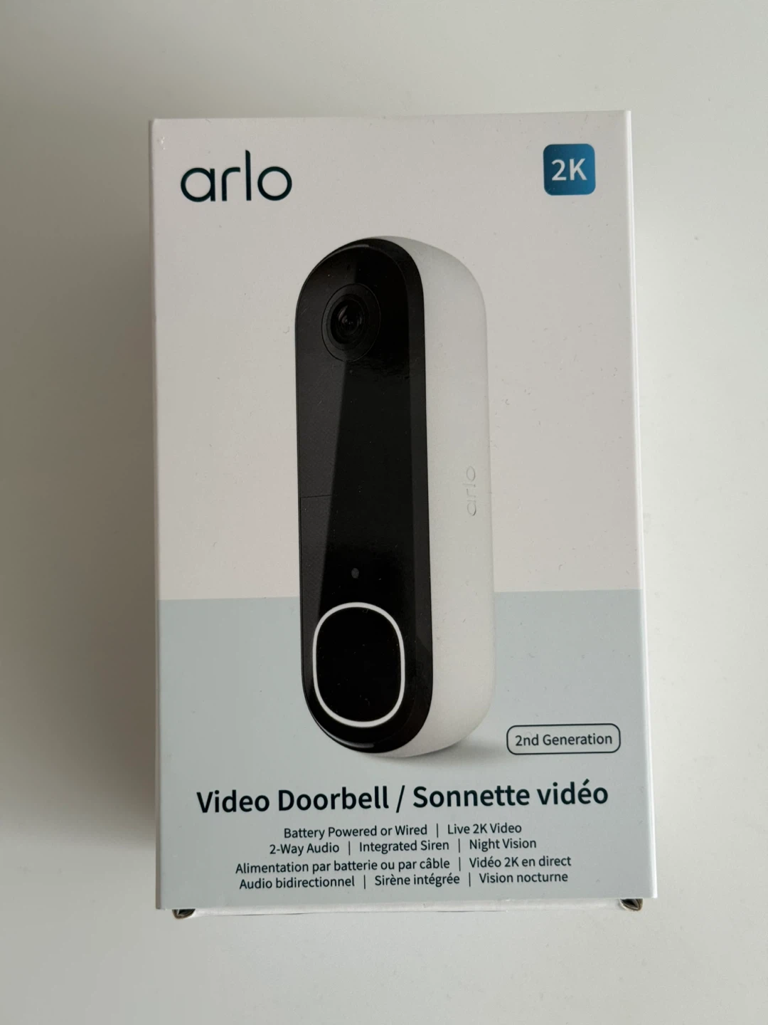 Arlo Video Doorbell 2K - photo 2