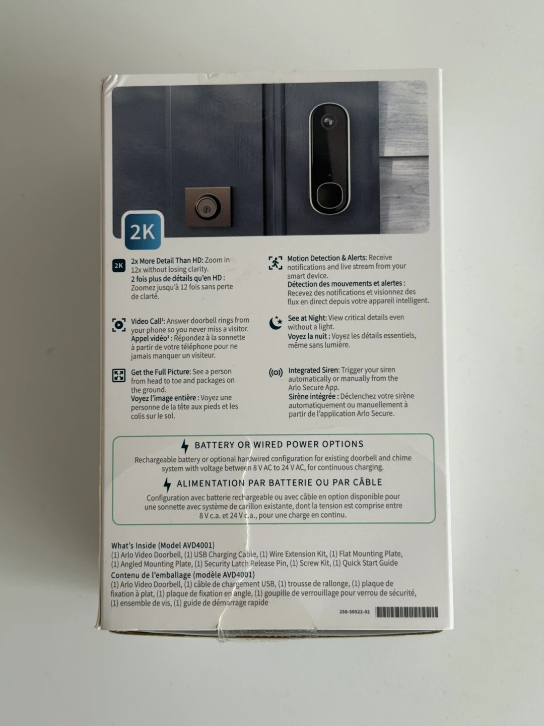 Arlo Video Doorbell 2K - photo 4