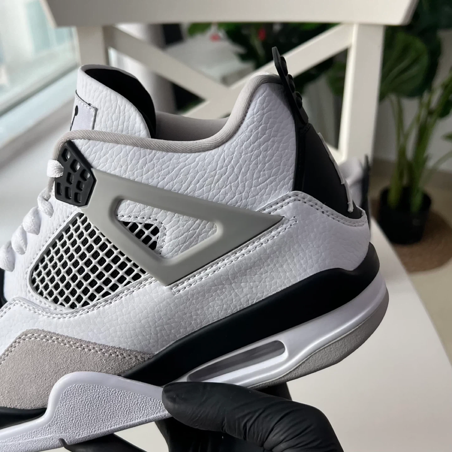 Air Jordan 4 Military Black - Size US 8/8.5 (UK 7.5) - photo 4