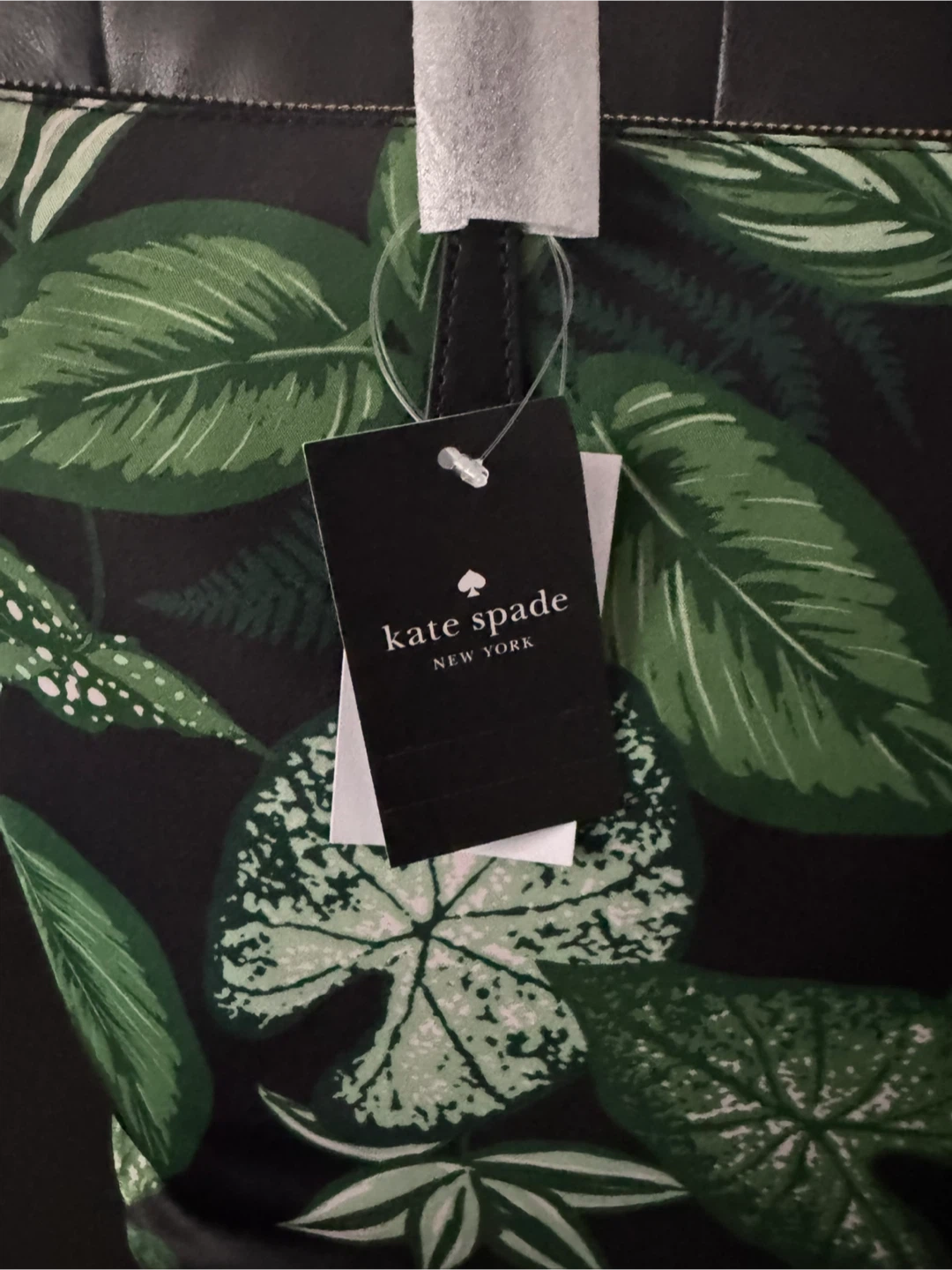 Kate Spade Kitt Fern Foliage Large Tote Green Multi New - photo 4