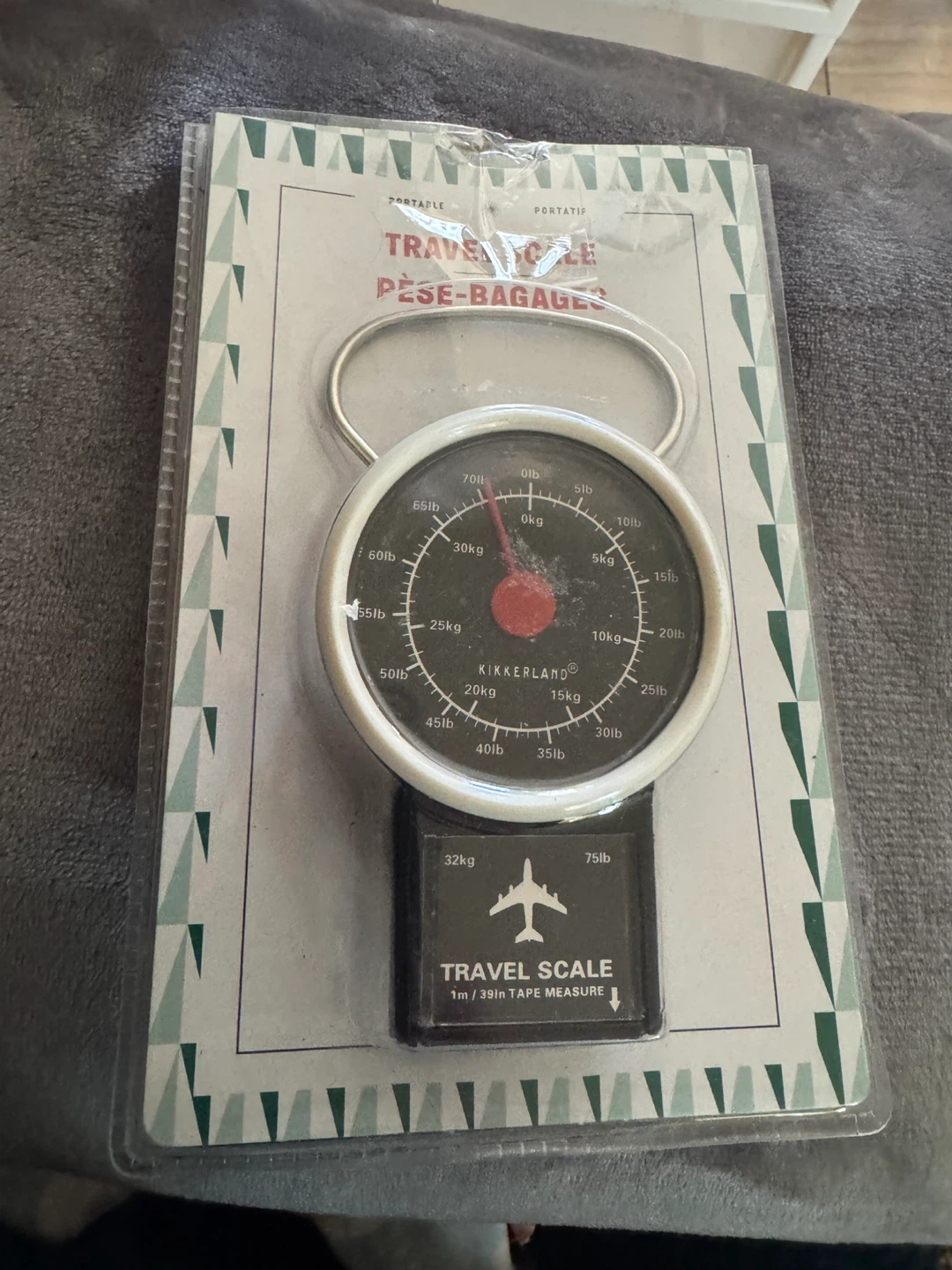 Kikkerland Travel Scale with Tape Measure