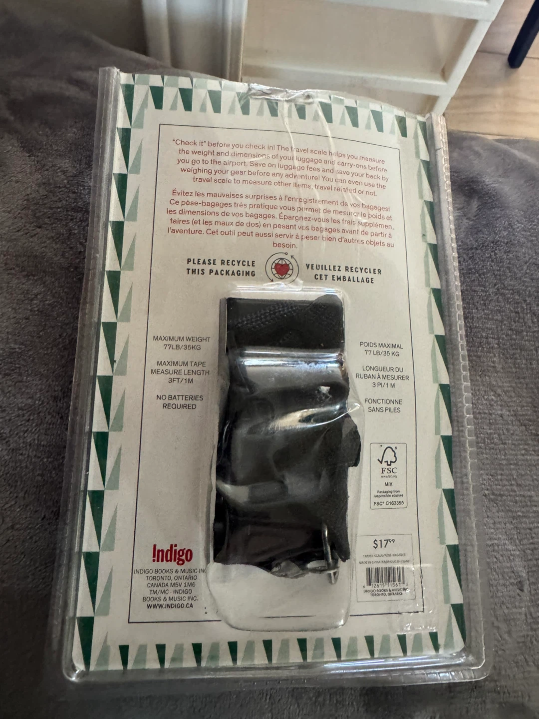 Kikkerland Travel Scale with Tape Measure - photo 2