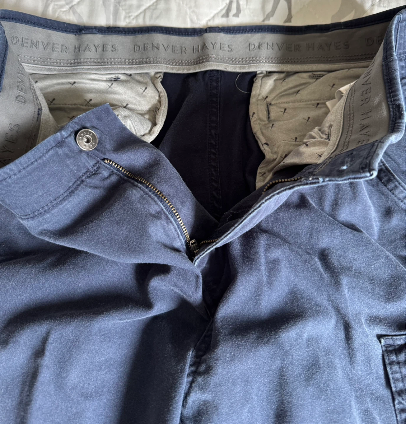 Denver Hayes Navy Blue Cargo Pants - photo 2