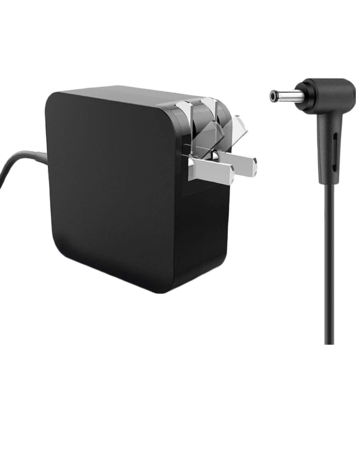 Black Power Adapter with Cable