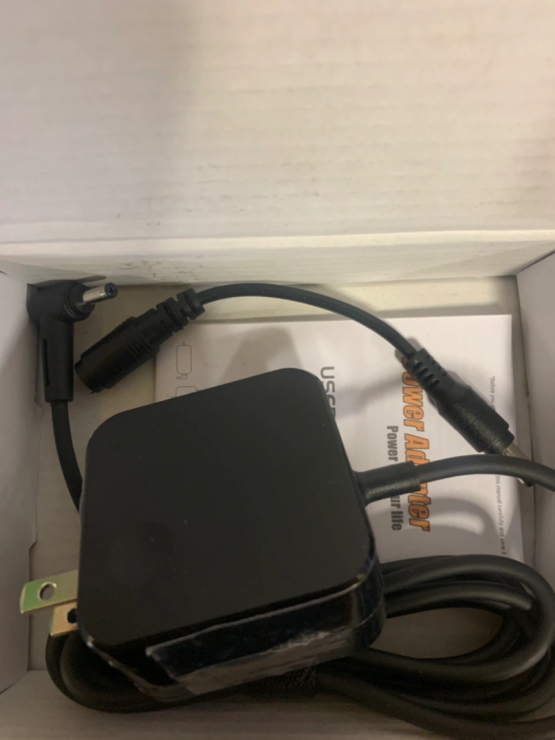 Black Power Adapter with Cable - photo 5
