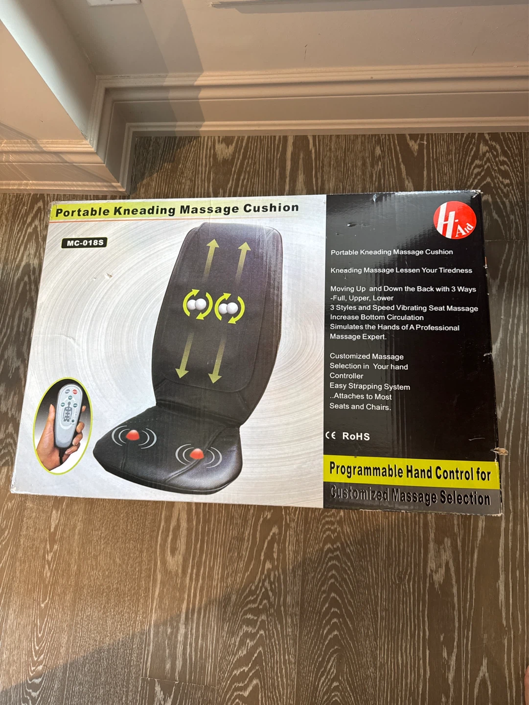 Portable Kneading Massage Cushion