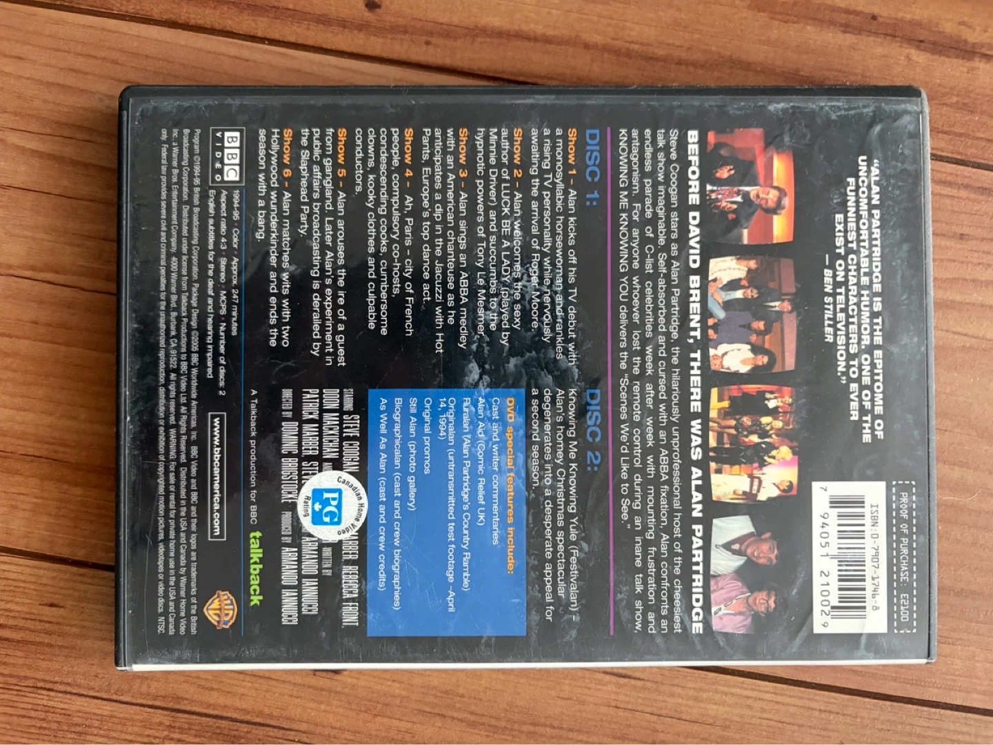Knowing Me, Knowing You with Alan Partridge DVD 2 Disc Set - photo 2