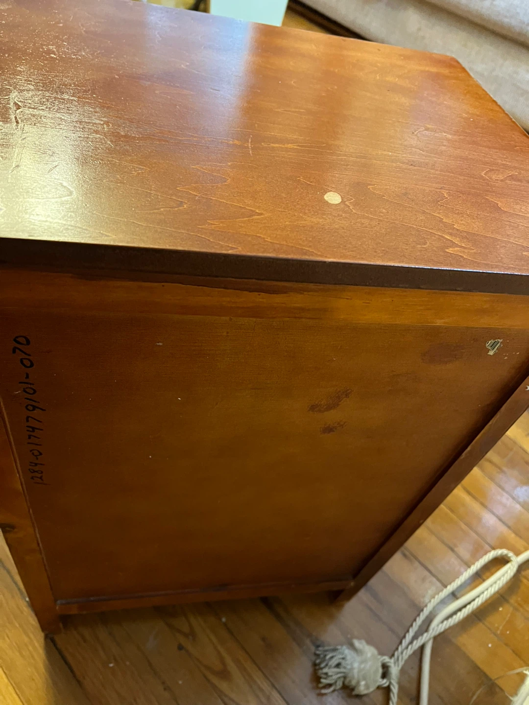 Wooden 3-Drawer Nightstand - photo 3