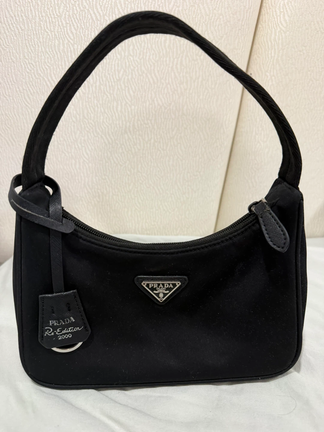 PRADA Re-Edition 2000 Shoulder Bag Black Nylon