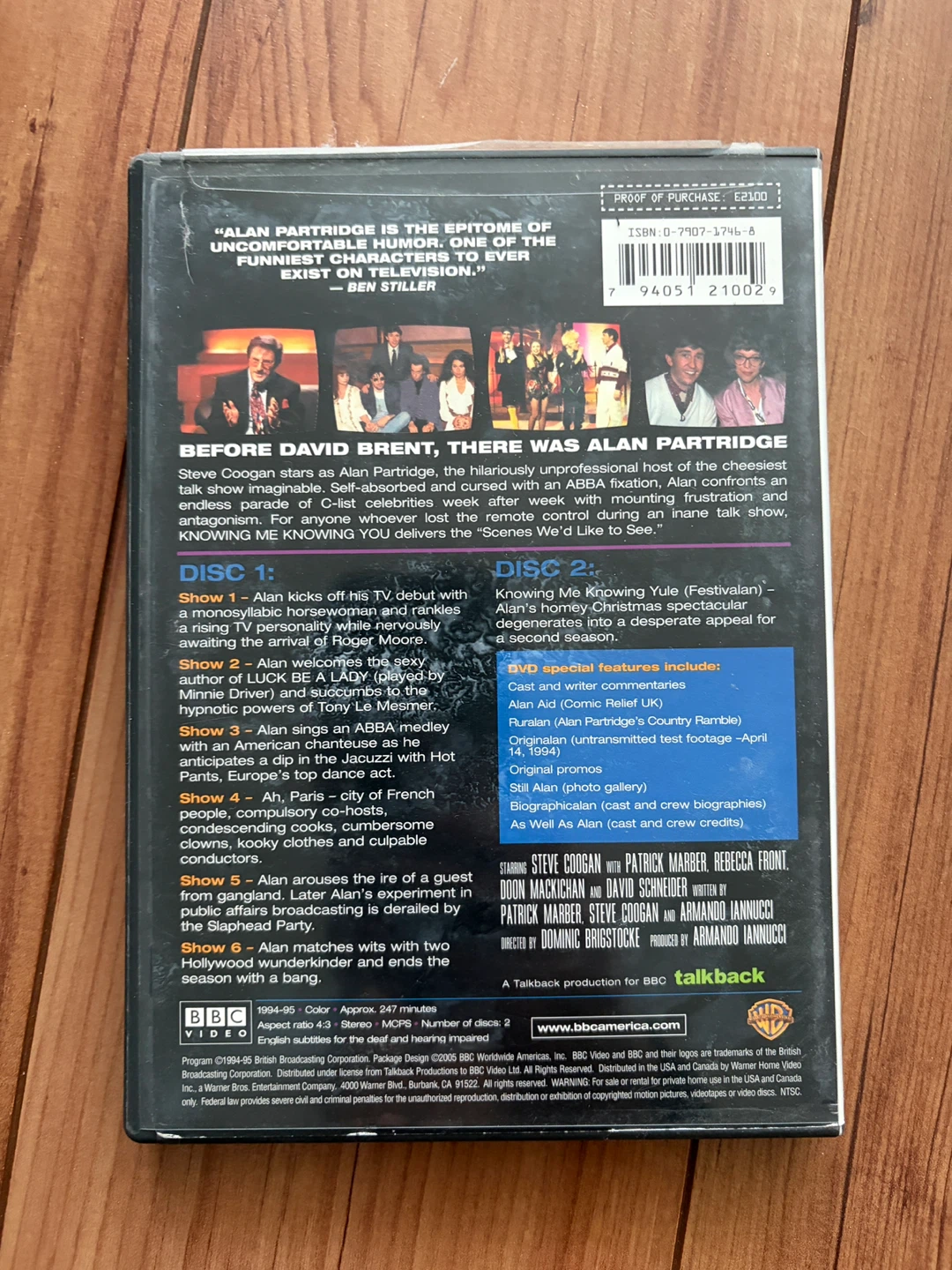 Alan Partridge - Knowing Me, Knowing You DVD 2 Disc Set - photo 2
