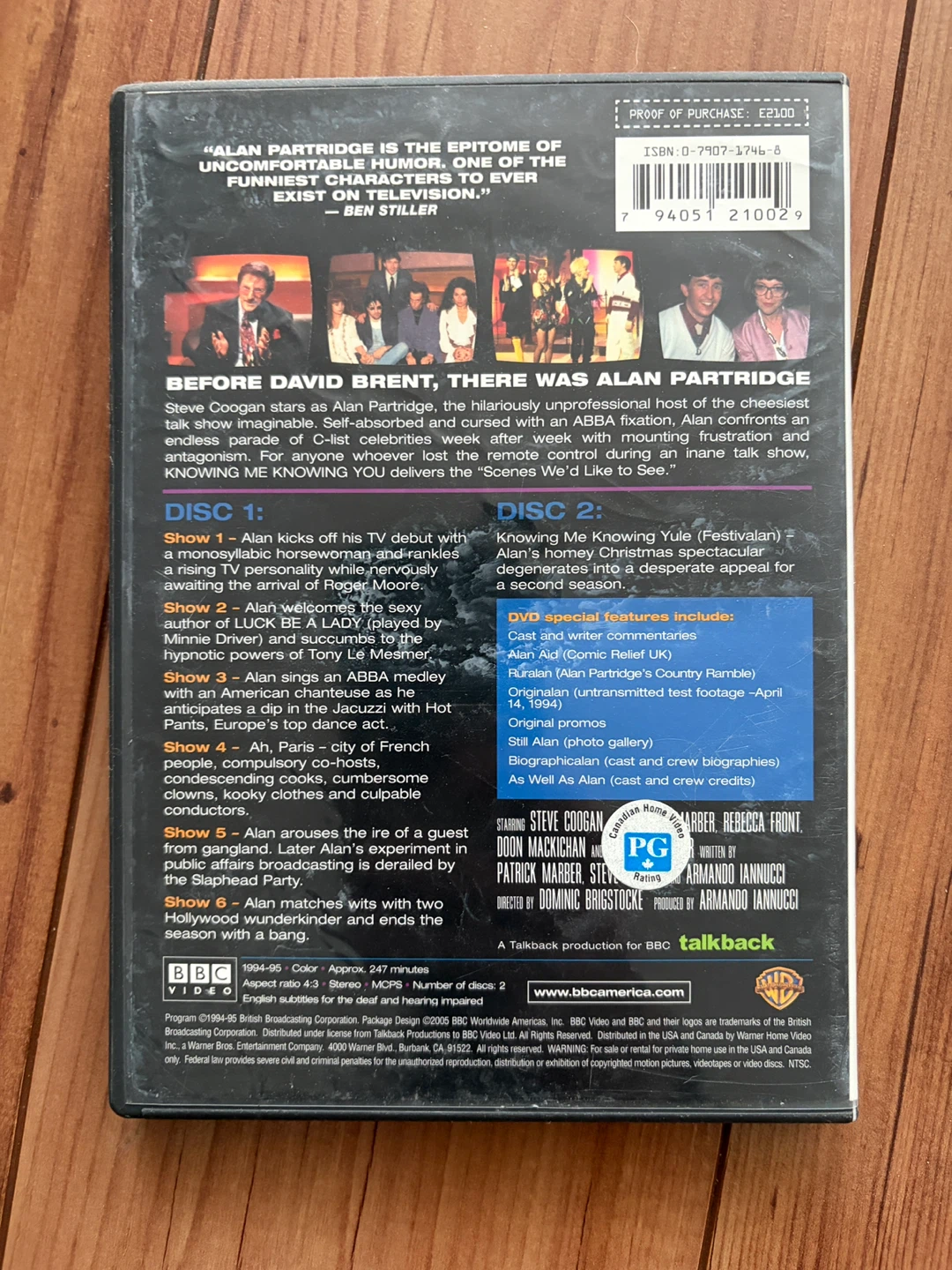 Knowing Me, Knowing You with Alan Partridge DVD 2 Disc Set - photo 2