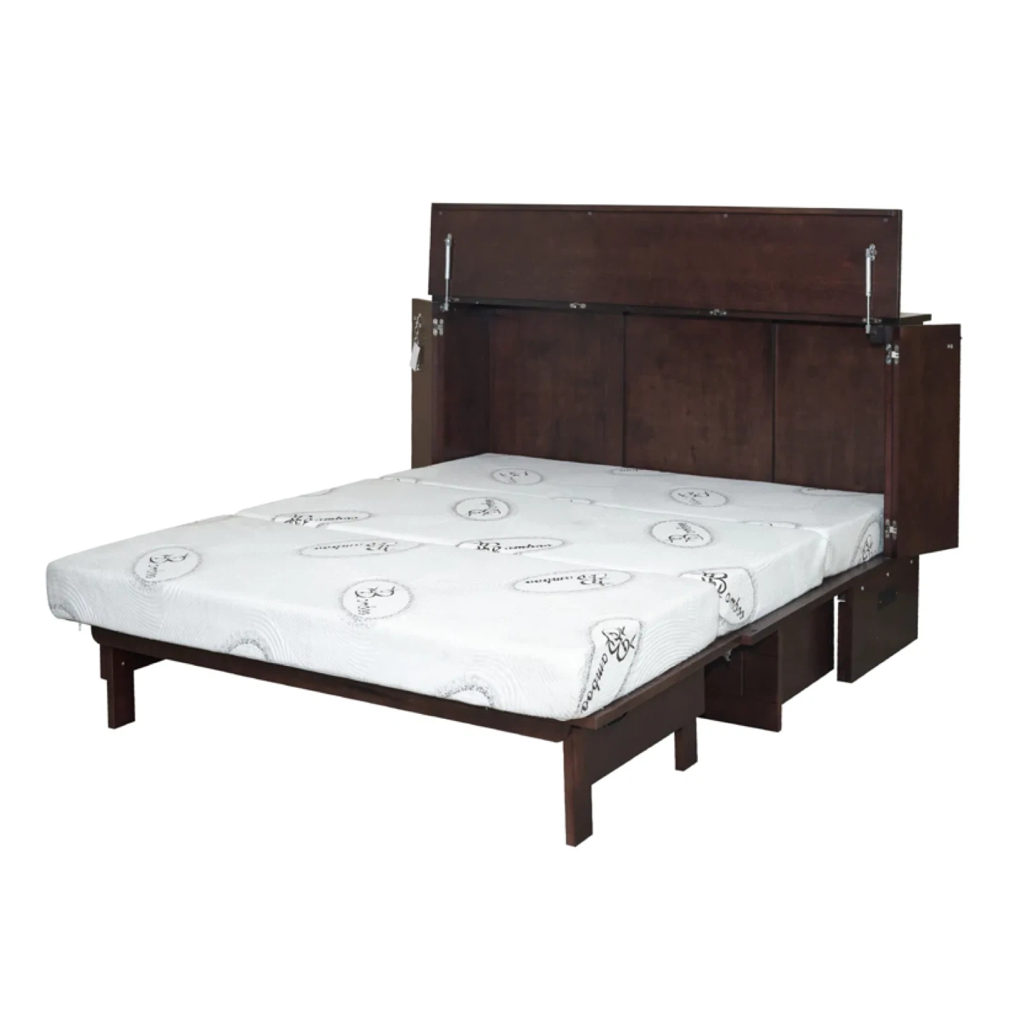 Solid Wood Queen Cabinet Bed - photo 4