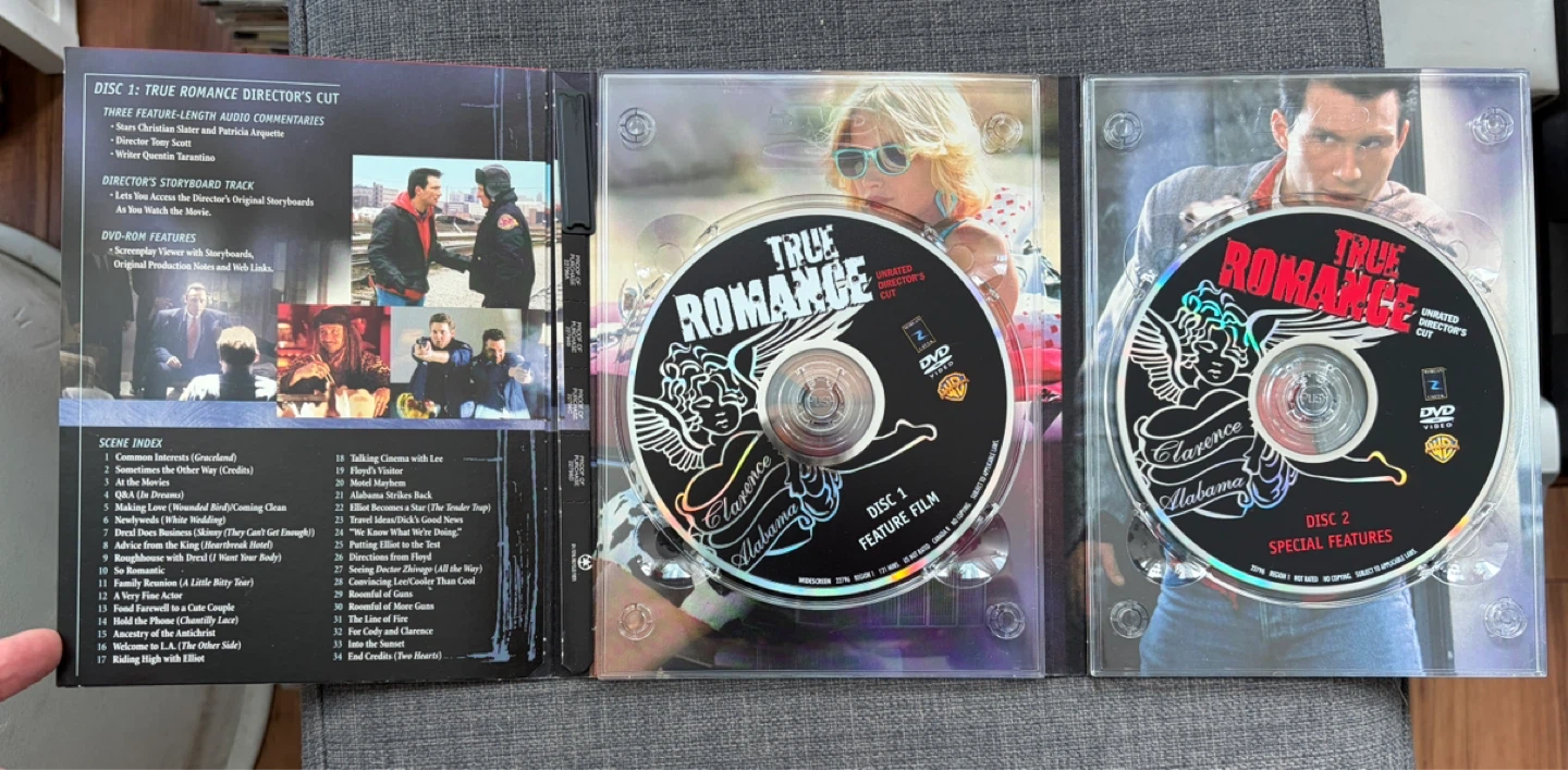 True Romance Unrated Director's Cut 2-Disc DVD Special Edition - photo 3