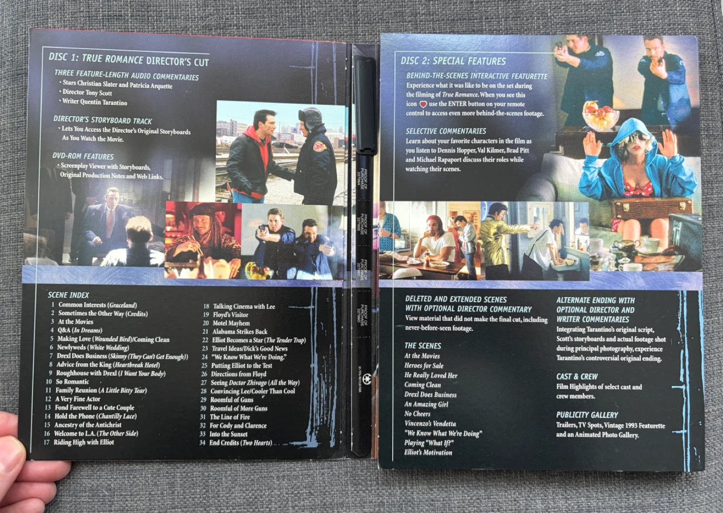 True Romance Unrated Director's Cut 2-Disc DVD Special Edition - photo 2