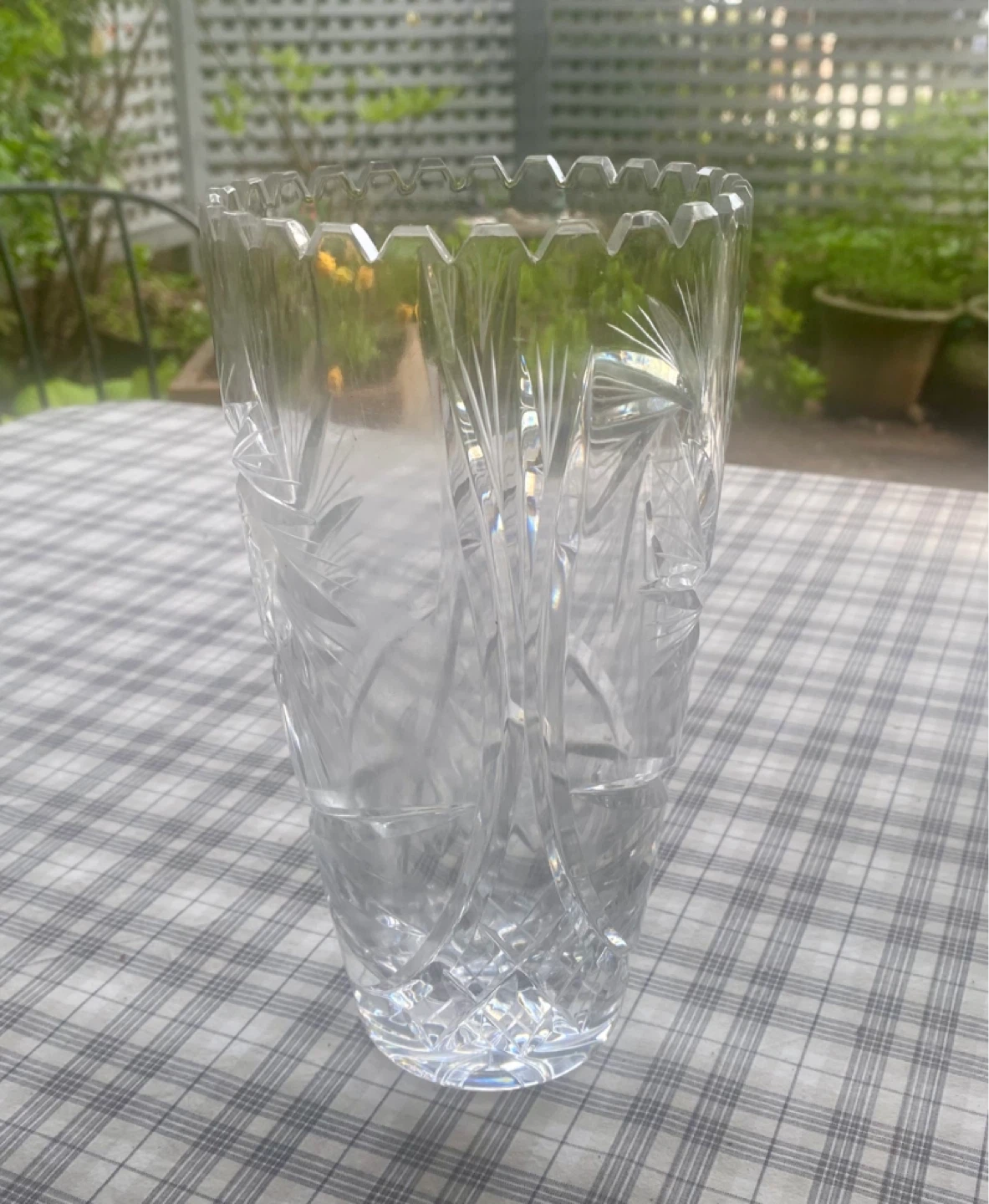 Crystal vases and dish - photo 3