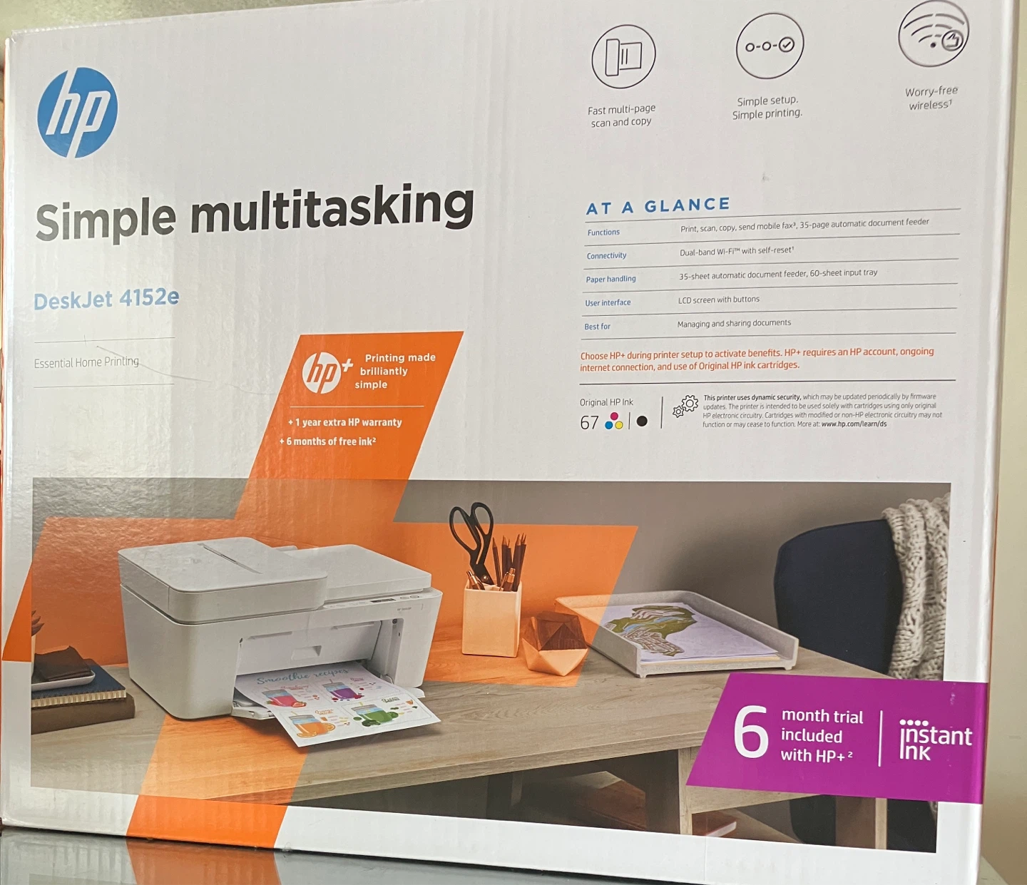 🍃HP DeskJet 4152e All-in-One Printer