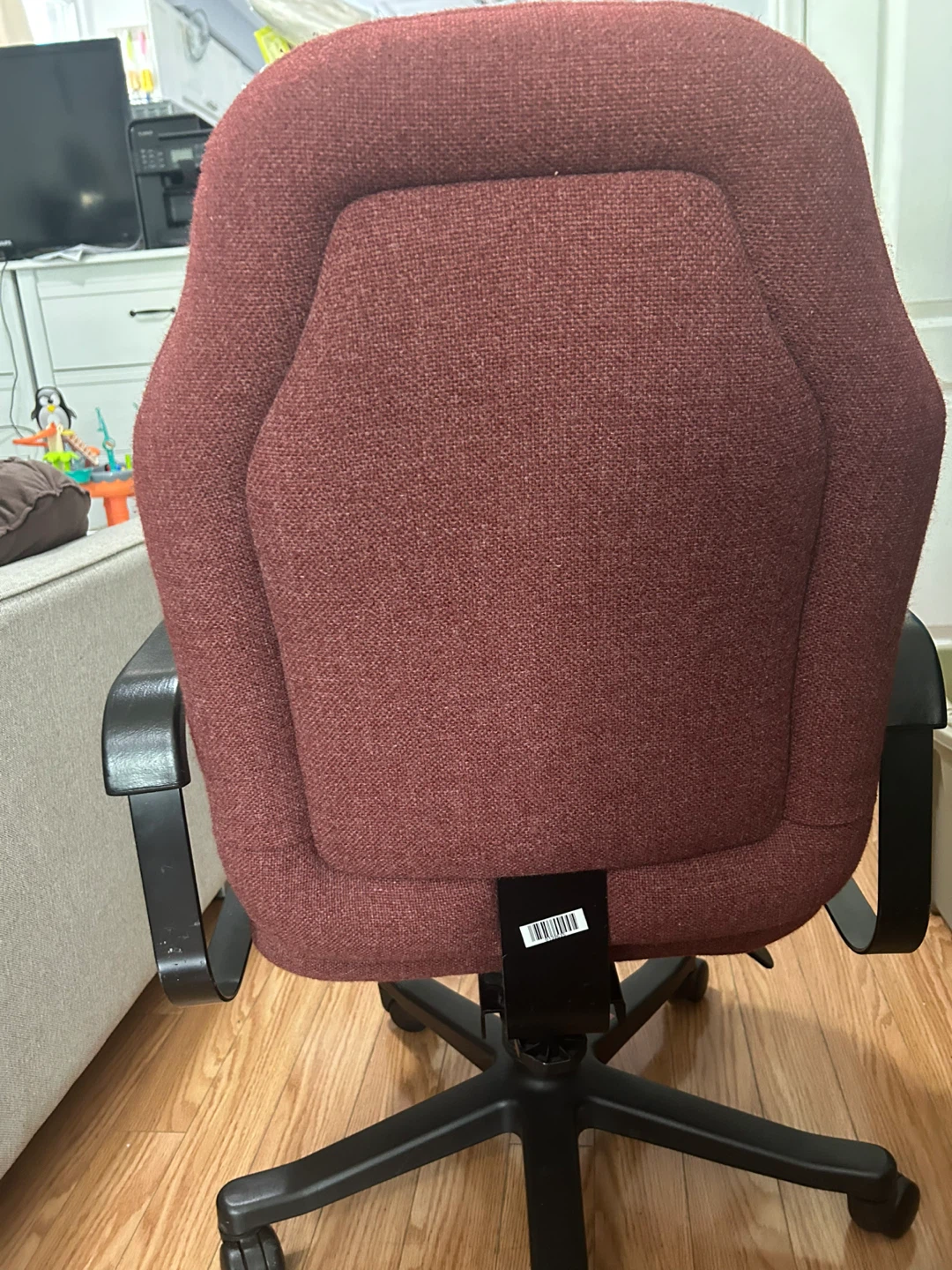Office Chair - Burgundy Fabric - photo 3